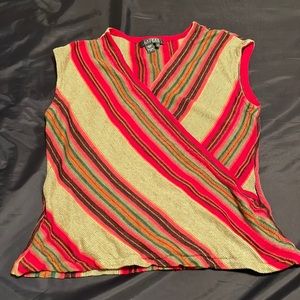 Ralph Lauren Sleeveless V-Neck Sweater Women’s Large